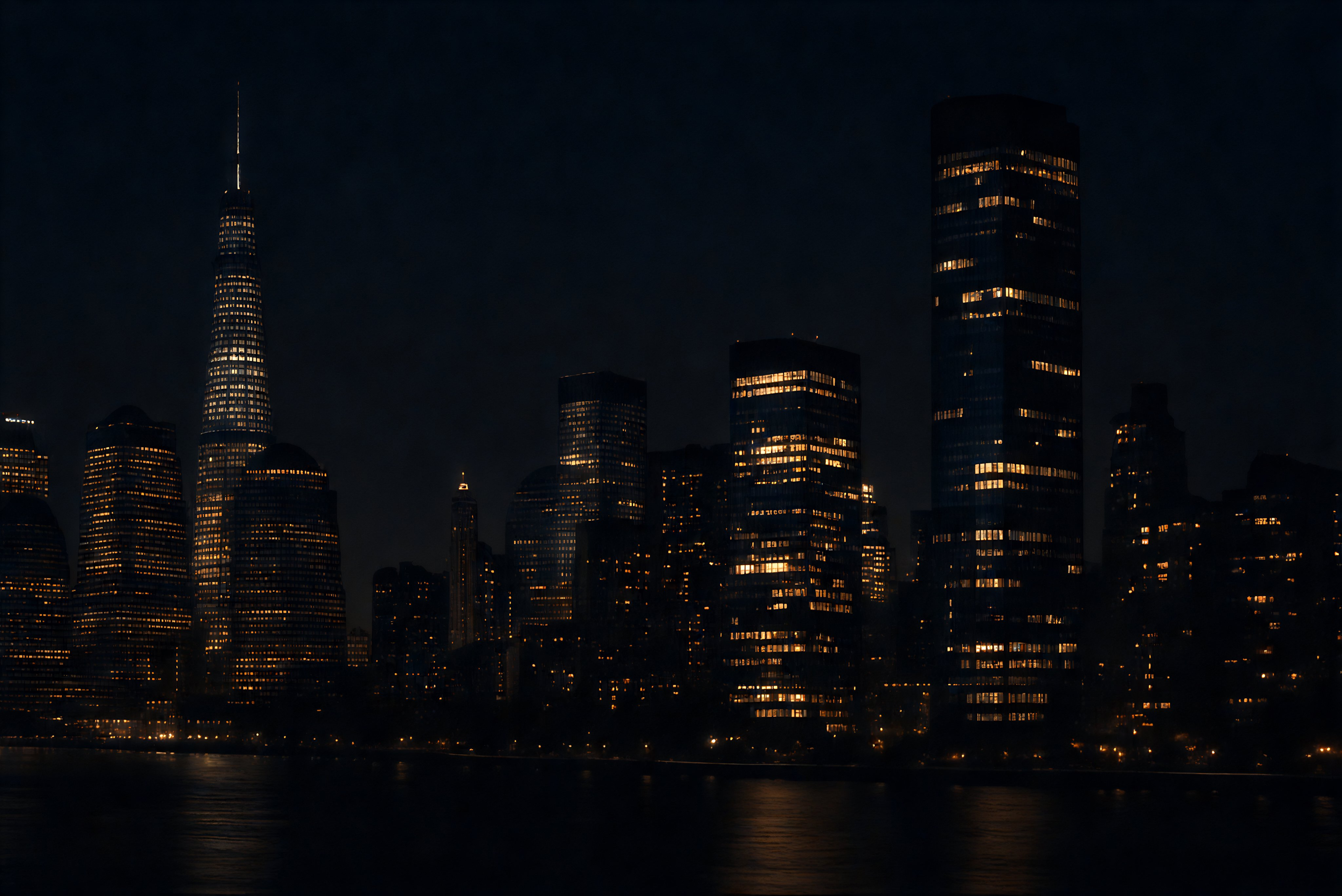 Skyline of city symbolizing RVT Global's vision