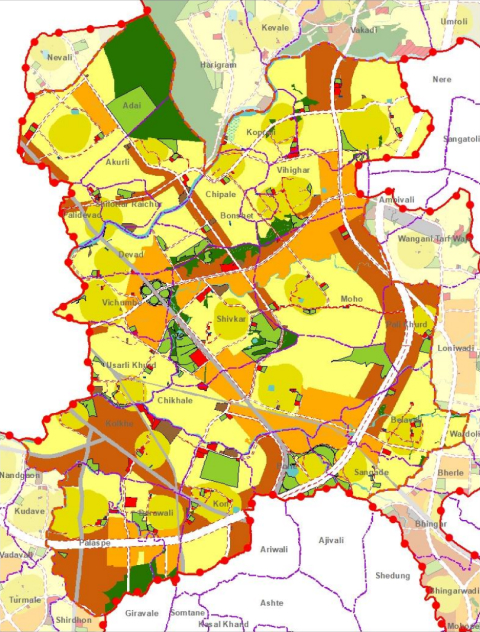 Interim Development Plan Area Covered Through TPS1 to 11